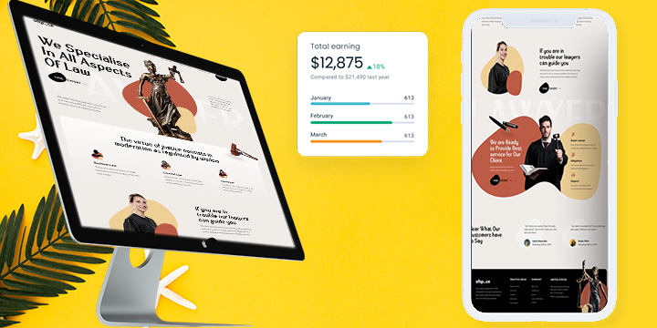 طراحی سایت وکلا