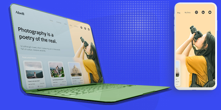 طراحی سایت عکاسی